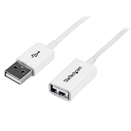 3m White USB 2.0 Extension Cable - M/F. 3m White USB 2.0 Extension Cable - M/F.